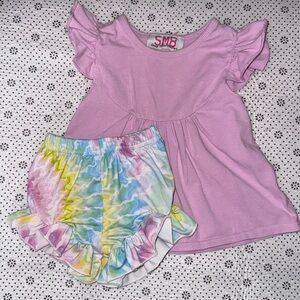 🛍 PRETTY LITTLE GIRLS OUTFIT SIZE 6 MONTHS 🛍